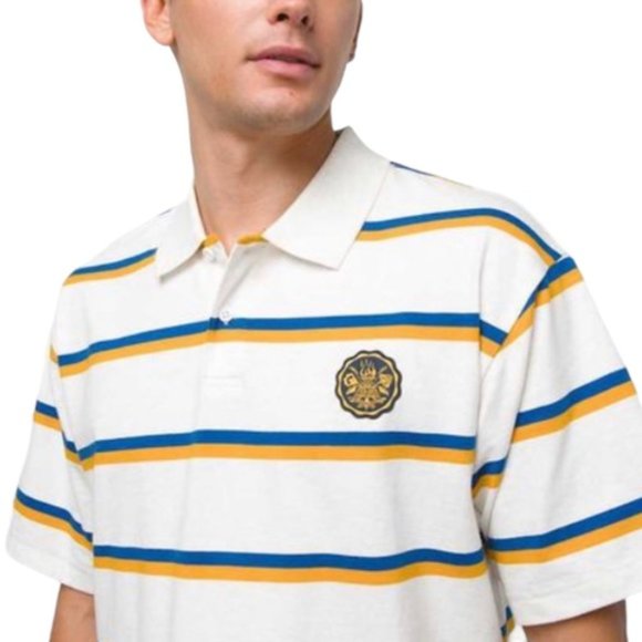 VANS x Slack & Field Sealed Shirt Ash Heather Polo White Men’s Size VN0007S1RKZ - Picture 2 of 3